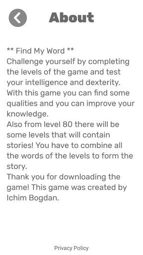 Find My Word screenshot 2