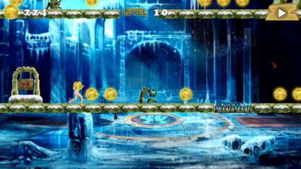 Frozen Princess Running Game screenshot 1