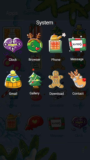 Chrisimas-S GO LAUNCHER THEME screenshot 4