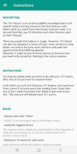 101 Wants screenshot 4
