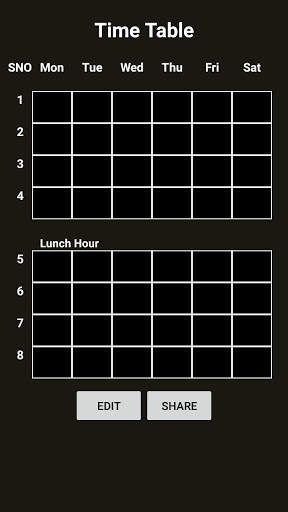 Simple Timetable screenshot 1