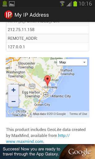 My IP Address screenshot 2