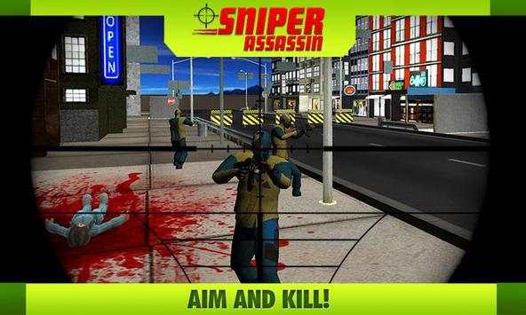 Crime City Sniper Assassin 3D screenshot 1