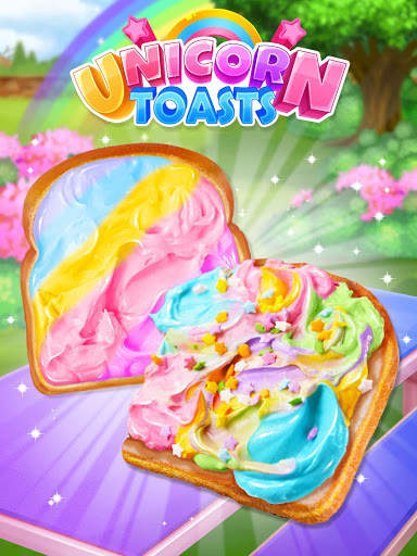 Unicorn Rainbow Toasts - Trendy Unicorn Breakfast screenshot 1