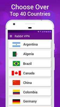 Rabbit VPN - Fast Hotspot & Unlimited Secure Proxy 2 تصوير الشاشة