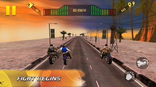 Moto Attack 3D Bike Race 2016 screenshot 3