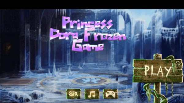 Princess Dora Frozen Game screenshot 1