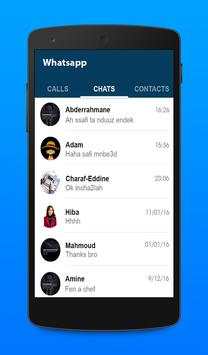 Prank واتساب أزرق إصدار الأخير 1 تصوير الشاشة