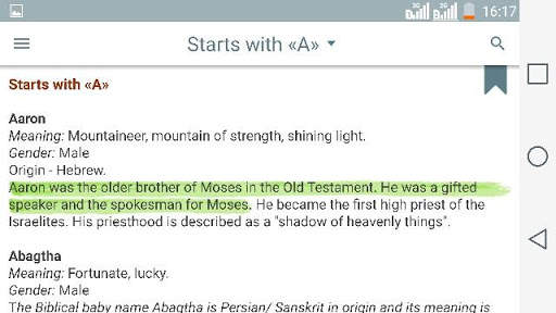 Biblical Names with Meaning screenshot 6
