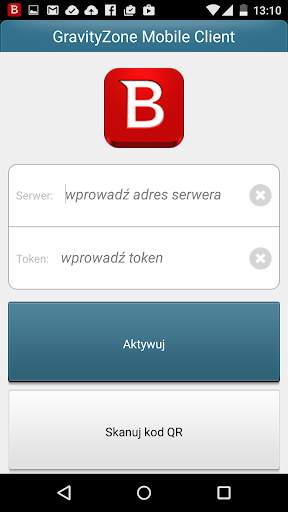 GravityZone Mobile Client screenshot 1