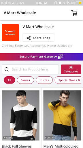 V mart Wholesale screenshot 1