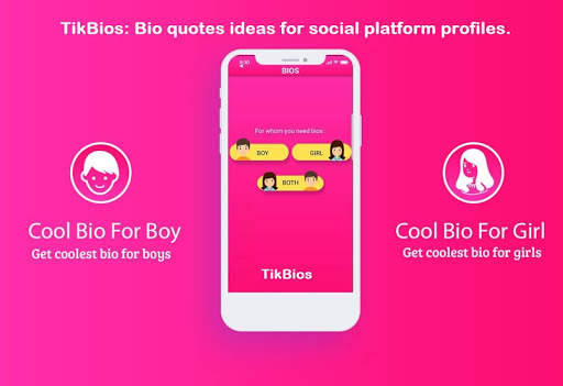 Bios Ideas for Social Media : Tik Bios screenshot 1