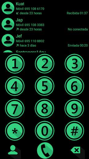 THEME MATERIAL M GRE2 EXDIALER screenshot 1