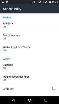 Winter App Lock Theme screenshot 5