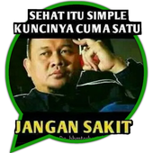 Wa Stiker Lucu Cak Lontong Meme WaStickersapps icon