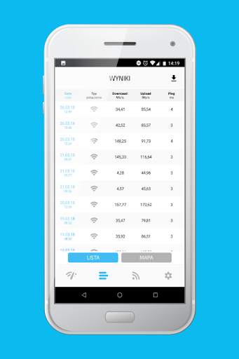 INEA SpeedTest screenshot 2
