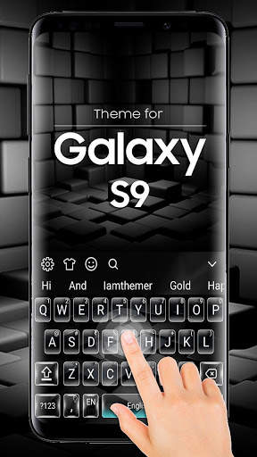 Tema nero per Galaxy S9 screenshot 1