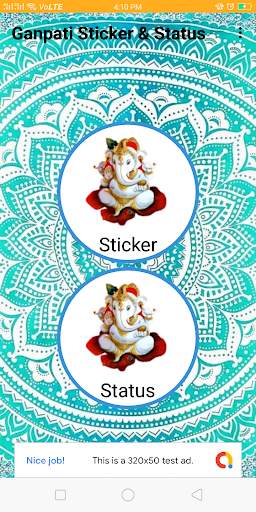 Load Ganpati Sticker & Status screenshot 1