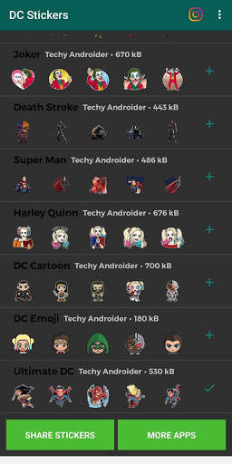 DC (Superhero) Stickers for whatsApp screenshot 2