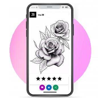 Flower Drawing screenshot 4