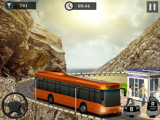 Uphill Off Road Bus Driving Simulator - Bus Games screenshot 15