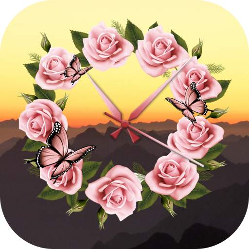 Rose Clock Live Wallpaper 1.5