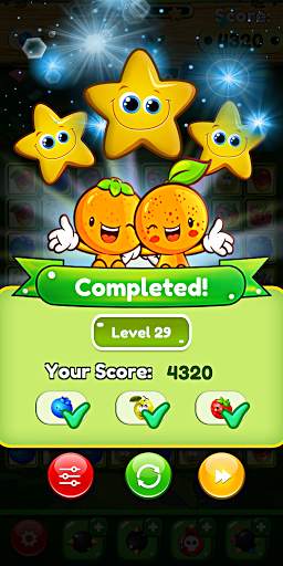Match3 game : Happy Fruits Candy screenshot 5