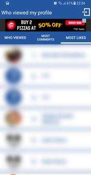 Who Viewed Your Profile - Social Stats Analyser screenshot 5