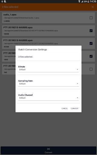 Opus converter to mp3 скриншот 17