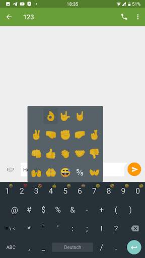 Simple Keyboard With Emojis स्क्रीनशॉट 3