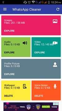 APKFrog: Cleaner Plus for WhatsApp Files screenshot 1