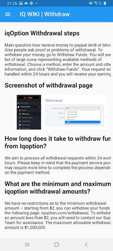 IQ Wiki - Guide & Strategies Iq Option platform screenshot 3
