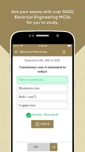 Electrical4U: Learn Electrical Engineering (MCQs) 1 تصوير الشاشة