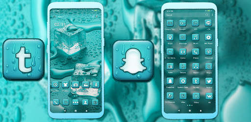 Ice Cubes Mint Launcher Theme screenshot 6