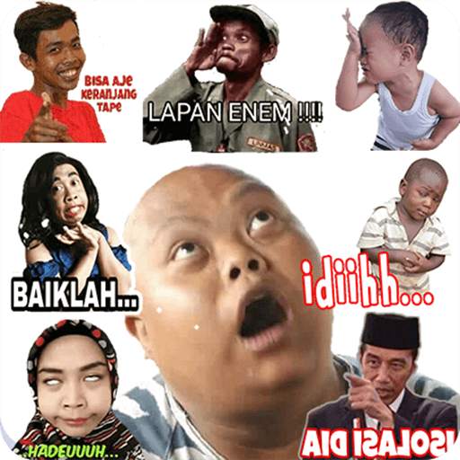 Stiker WA Lucu Bergerak Kocak 1.2