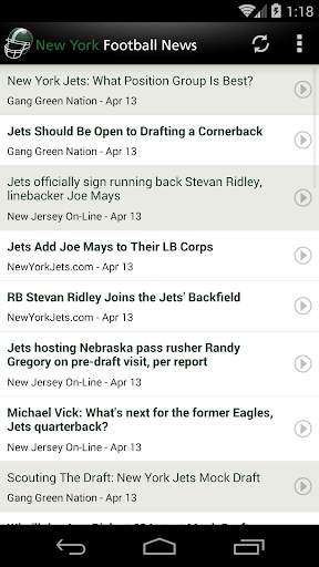 New York Football News screenshot 1