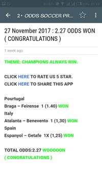 KING TIPSTER SOCCER PREDICTIONS screenshot 1