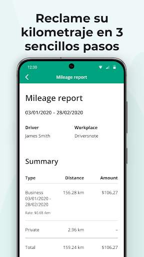 Registro de km con Driversnote screenshot 3