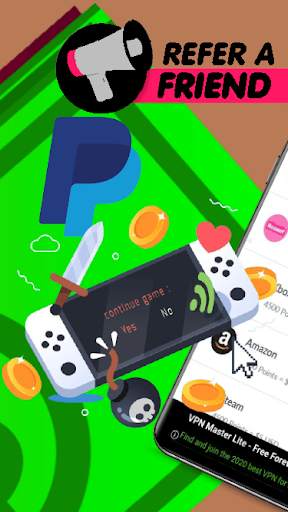 Play & Earn - get paid to play games Cash Rewards screenshot 1