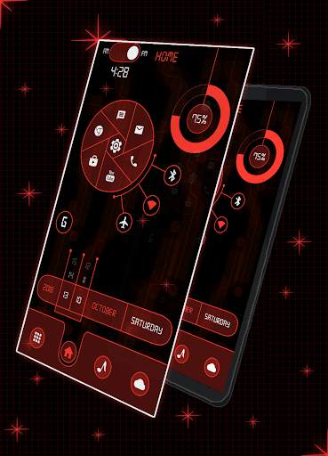 Snappy Launcher 2021 - hi-tech launcher theme screenshot 7