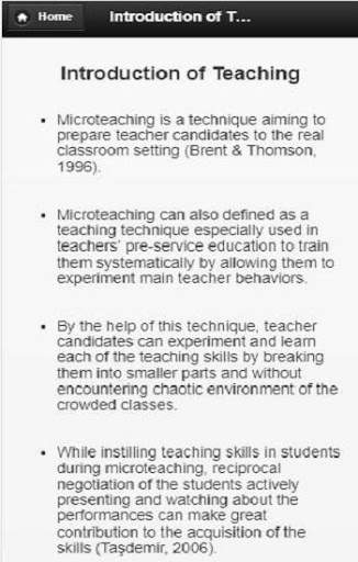 micro teaching and pedagogy screenshot 2