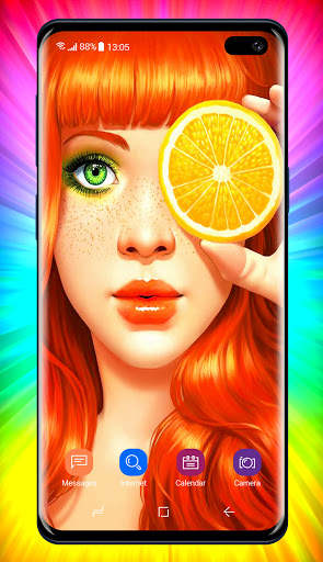 Orange Wallpaper screenshot 1