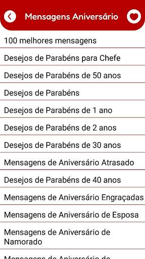 Mensagem de aniversário cartão screenshot 1