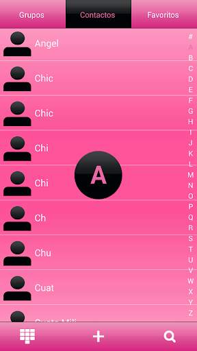 THEME FOR EXDIALER PINK GLASS screenshot 3