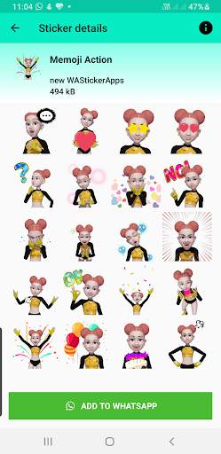 moving stickers for whatsapp - animated stickers screenshot 3