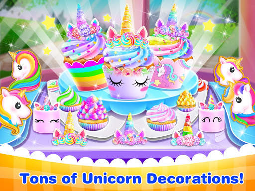 Unicorn Cone Cupcake Mania - Ice Cream Cake Maker screenshot 5