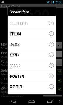 Easy Clock Widget Lite screenshot 5
