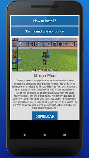 Morph Mod For Minecraft screenshot 5