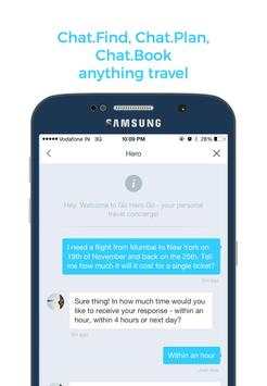 GoHero - CHAT TRAVEL ASSISTANT screenshot 2