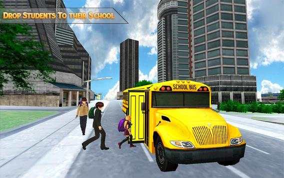 Bus Sekolah: City Drive Sim screenshot 1